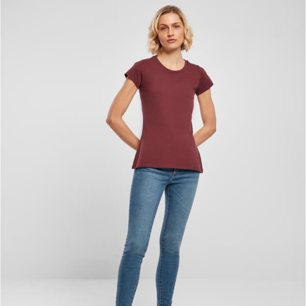Build Your Brand Dam/Dam Basic T-shirt M Kolgrå Charcoal M