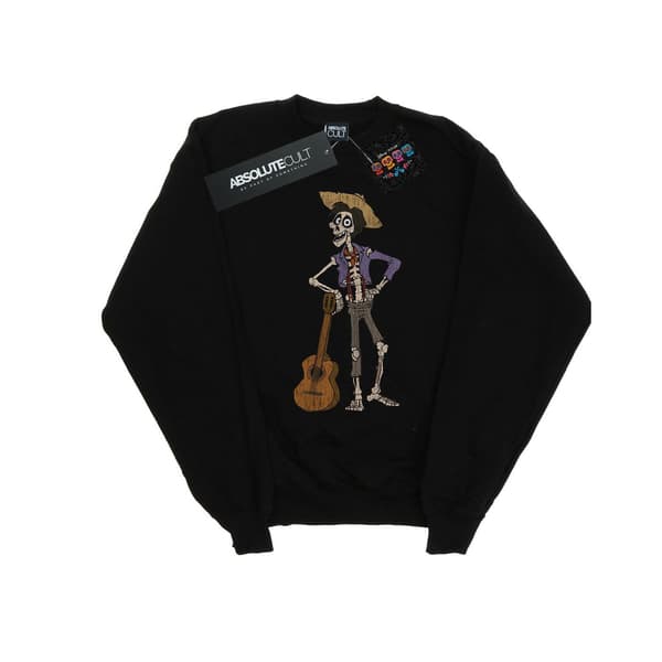 Disney Flickor Coco Hector Med Gitarr Tröja 3-4 År Svart Black 3-4 Years
