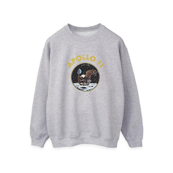 NASA Dam/Kvinnor Klassisk Apollo 11 Sweatshirt M Heather Grey Heather Grey M
