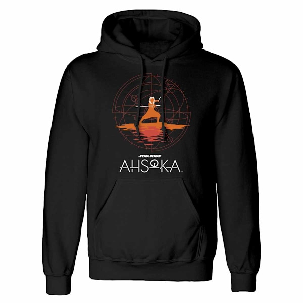 Star Wars Unisex Vuxen Focus Ahsoka Hoodie XXL Svart Black XXL