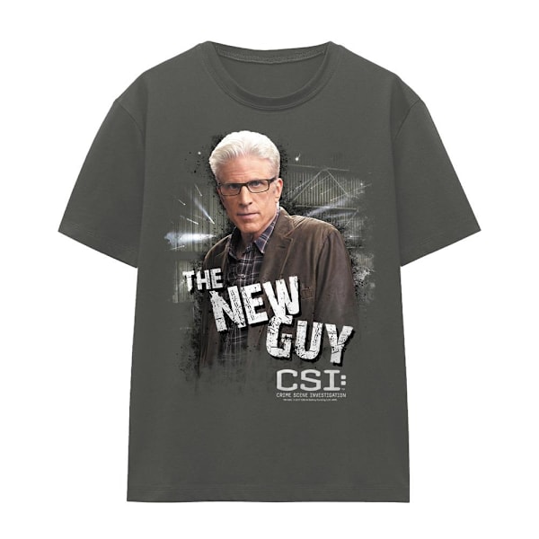 CSI Unisex Vuxen The New Guy T-Shirt XL Kolgrå Charcoal XL