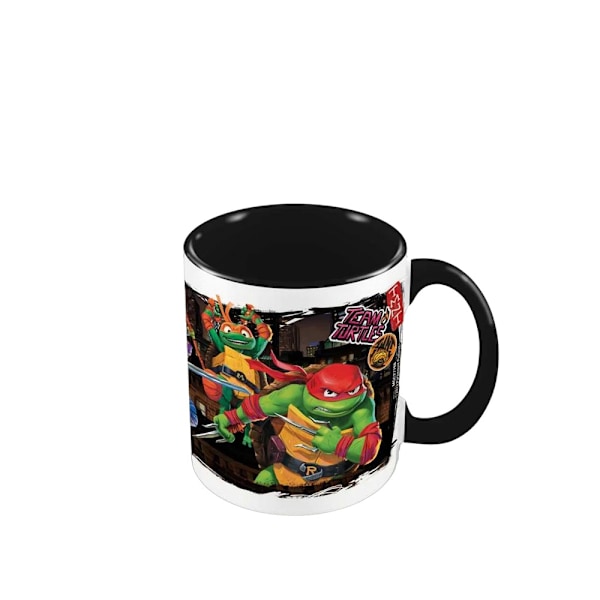 Teenage Mutant Ninja Turtles: Mutant Mayhem Turtle Power Mugg På White/Multicoloured/Black One Size