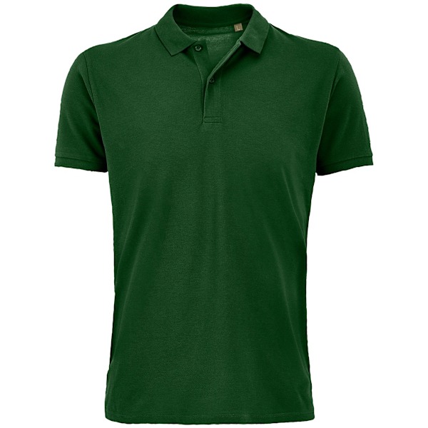 SOLS Herr Planet Pique Ekologisk Pikétröja 4XL Flaskgön Bottle Green 4XL