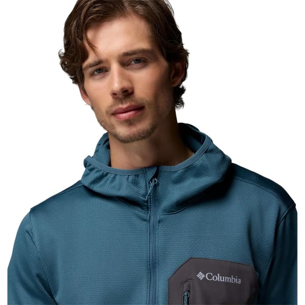 Columbia Herr Tall Heights Fleecejacka M Blå Blue M