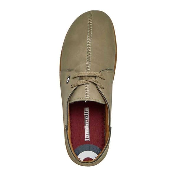 Lambretta Herr Logo Platform Träningsskor 9 UK Sand Sand 9 UK