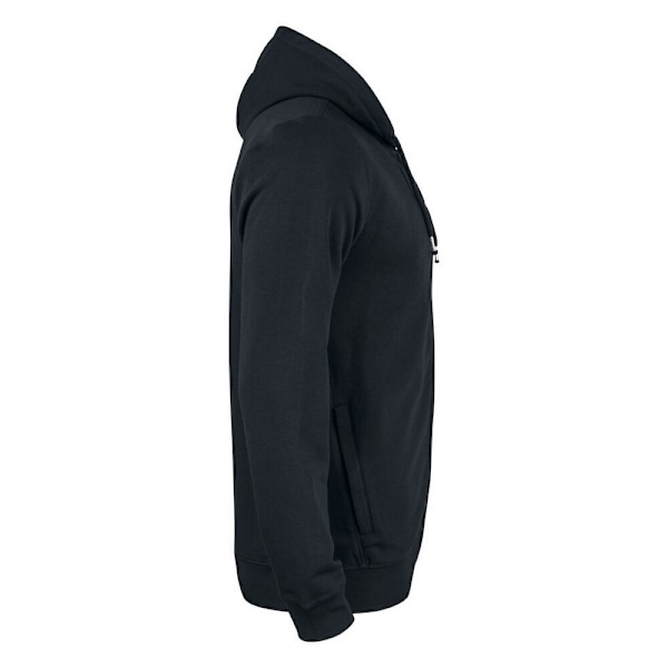 Clique Premium ekologisk bomull full zip huvtröja XXL svart Black XXL