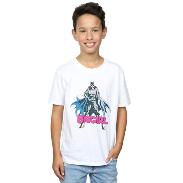 DC Comics Batgirl Pose T-shirt för pojkar 12-13 år Vit White 12-13 Years