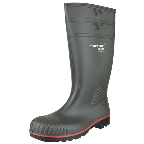 Dunlop A442631 Actifort Heavy Duty Säkerhets Wellington / Herr Stövlar Green 42 EUR