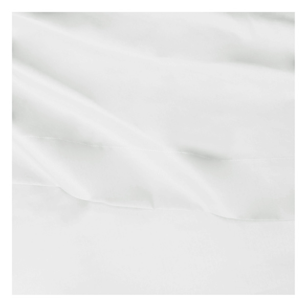 Belledorm Easycare Percale Plattformskjol Dubbel Vit White Double