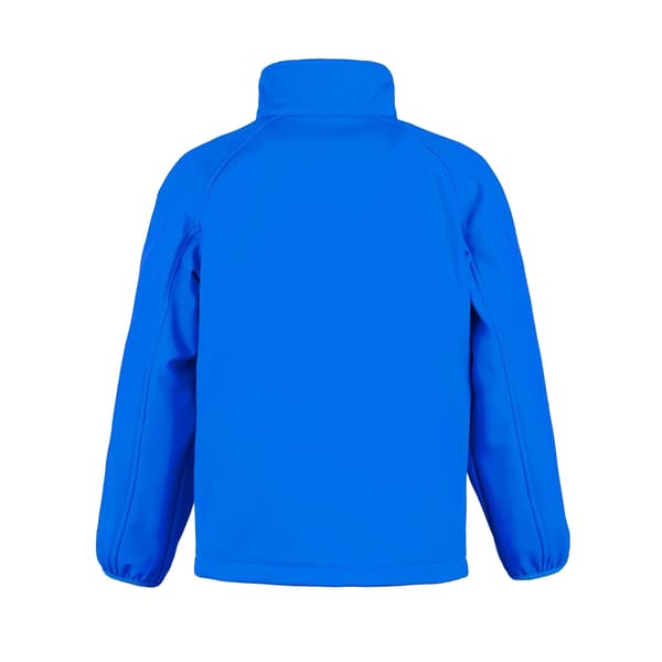 Result Återvunnen Barn 2-lagers tryckbar Soft Shell Jacka Royal Blue 7-8 Years
