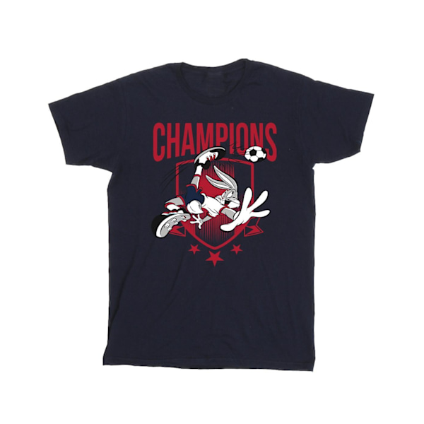 Looney Tunes Herr Bugs Bunny Champions T-shirt S Marinblå Navy Blue S