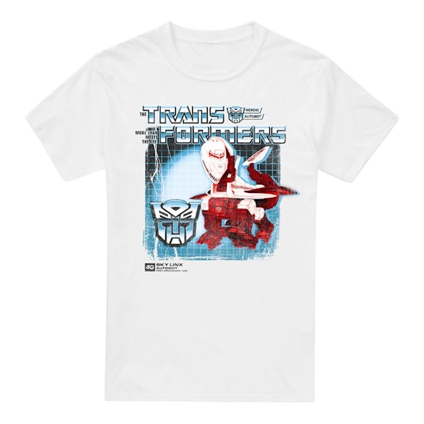 Transformers Herr Sky Linx Box 40-års T-Shirt XXL Vit White XXL