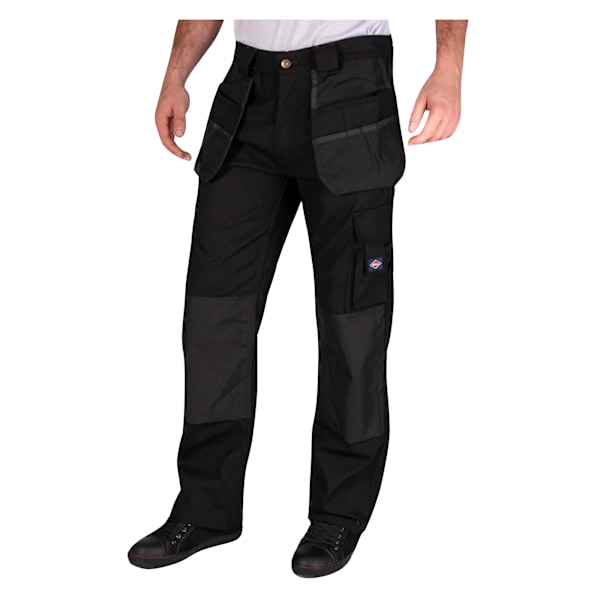 Lee Cooper Arbetsbyxor med Hölsterfickor för Män 34R Svart Black 34R