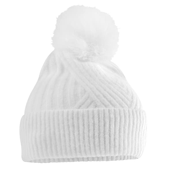 Beechfield Snow Luxe Mössa En Storlek Vit White One Size