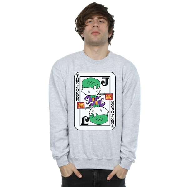 DC Comics Chibi Joker Spelkorts Sweatshirt 3XL Sports G Sports Grey 3XL