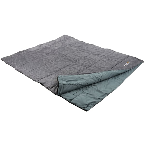 Regatta Great Outdoors Maui Dubbelsäng Sovsäck One Size Grey M Grey Marl One Size