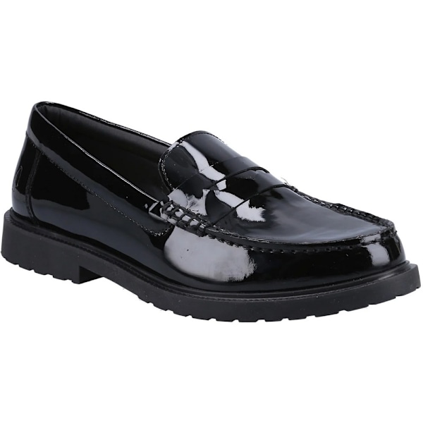 Hush Puppies Dam/Dam Verity Läder Loafers 7 UK Svart Lack Black Patent 7 UK