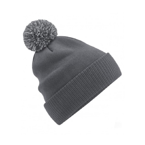 Beechfield Snowstar Recycled Beanie One Size Graphite Grey/Light Graphite Grey/Light Grey One Size
