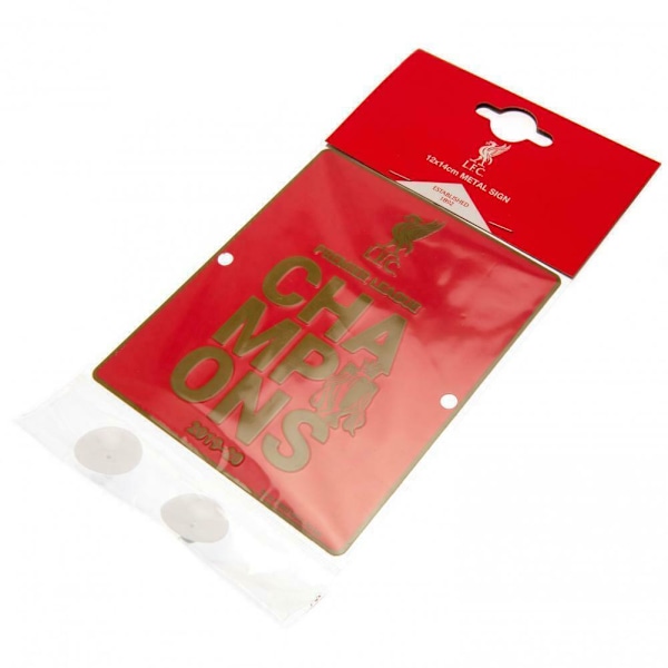 Liverpool FC Premier League Champions Fönsterdekal Storlek Röd/ Red/Gold One Size