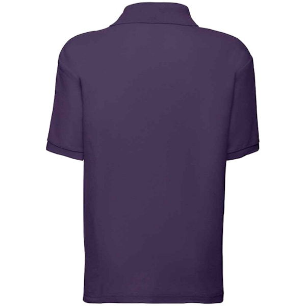 Fruit Of The Loom Barn/Barn Poly/Bomull Pique Poloskjorta 1 Purple 12-13 Years