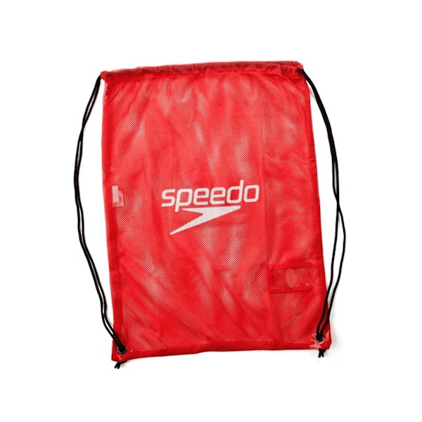 Speedo Wet Kit Mesh Dragkedja Väska En Storlek Röd Red One Size