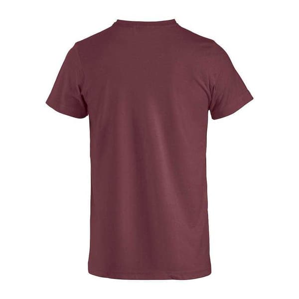 Clique Herr Basic T-shirt S Vinröd Burgundy S