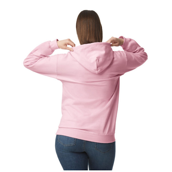 Gildan Unisex Adult Softstyle Fleece Midweight Hoodie L Ljusrosa Light Pink L