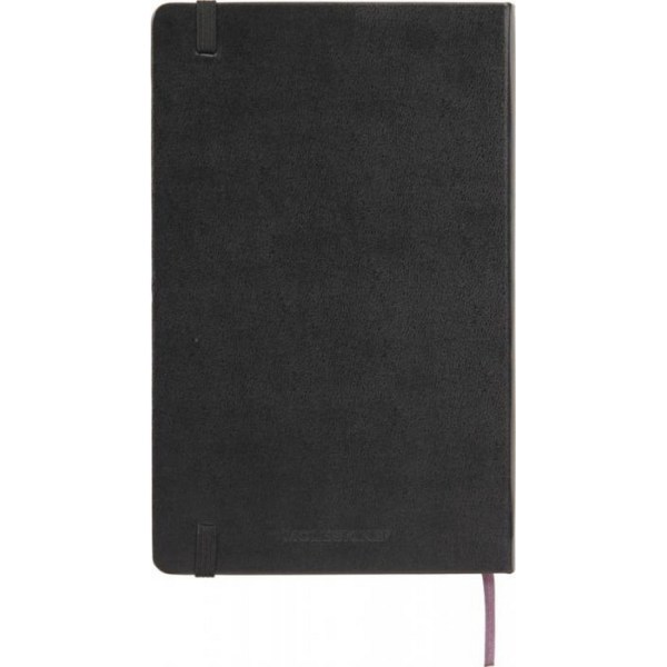 Moleskine Classic Pocket Soft Cover Ruled Notebook One Size Sol Solid Black One Size