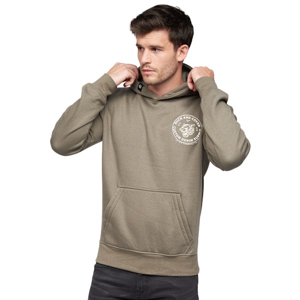 Duck and Cover Mens Supplys Hoodie L Forest Green Forest Green L