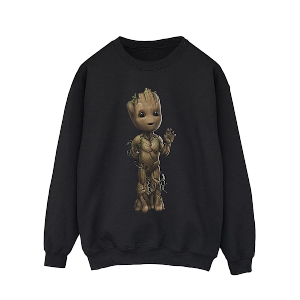 Marvel Herr I Am Groot Wave Pose Sweatshirt 4XL Svart Black 4XL