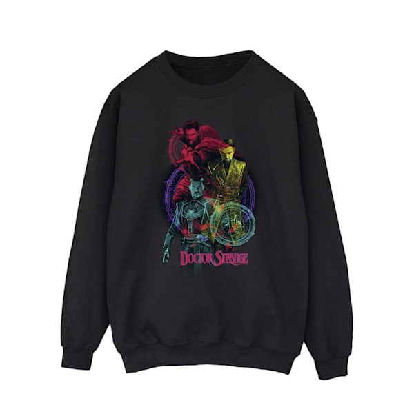 Marvel Herr Doctor Strange Rainbow Sweatshirt 5XL Svart Black 5XL