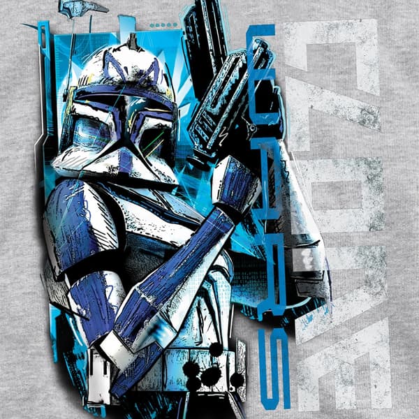 Star Wars Barn/Kids Clone Rex Heather Pullover Hoodie 5-6 år Athletic Heather 5-6 Years