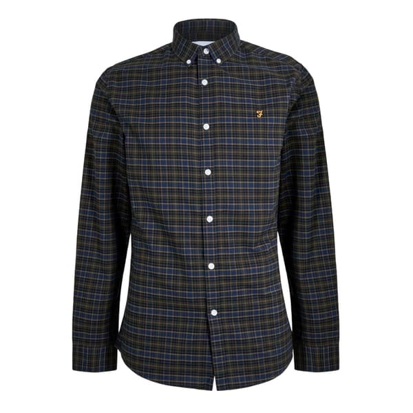 Farah Herr Fraser Rutig Regular Button-Down Skjorta M Blackwatc Blackwatch M