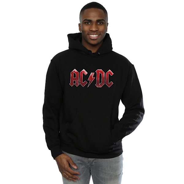 AC/DC Herr Ice Logo Bomullströja M Svart Black M