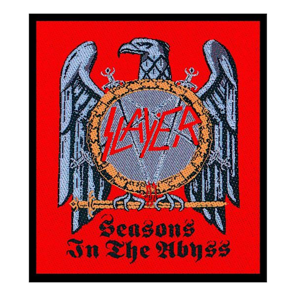 Slayer Seasons In The Abyss Patch One Size Röd/Grå/Svart Red/Grey/Black One Size