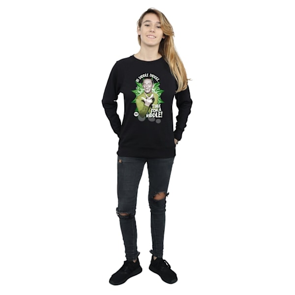 DC Comics Dam/Damer Batman TV-serie The Riddler Time for a Riddle Sweatshirt XL Svart Black XL