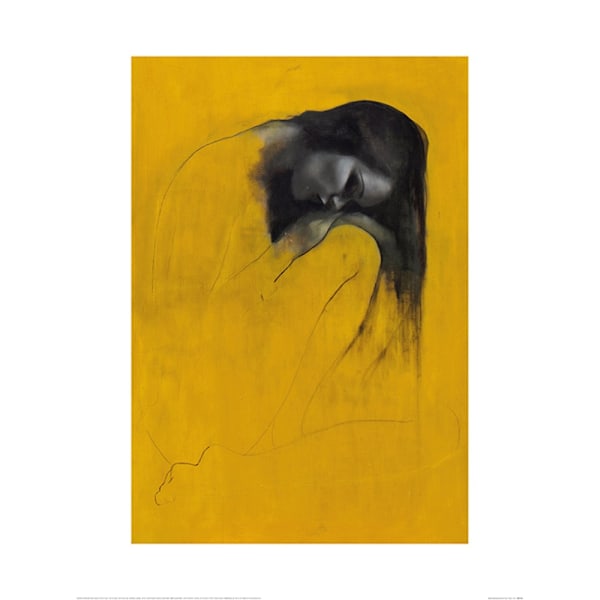 Patrick Palmer Where Nobody Knows Poster 60cm x 80cm Gul/Svart Yellow/Black 60cm x 80cm