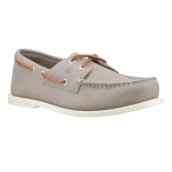 Sperry Tacoma Läderbåtskor för herrar 10 UK Grå Grey 10 UK