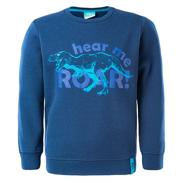 Bejo Barn/Barn Yakko Dinosaurie Sweatshirt 7 År Estate Blå Estate Blue 7 Years