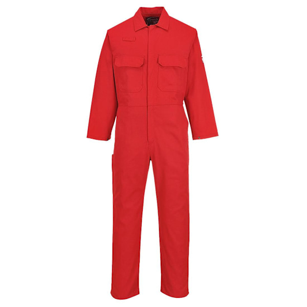 Portwest Unisex Adult Bizweld Brandbeständiga Overall 44R Röd Red 44R