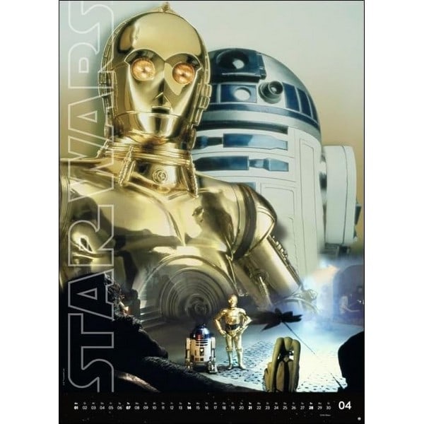 Star Wars Droids Key Art Inramad Affisch 40cm x 30cm Flerfärgad Multicoloured 40cm x 30cm