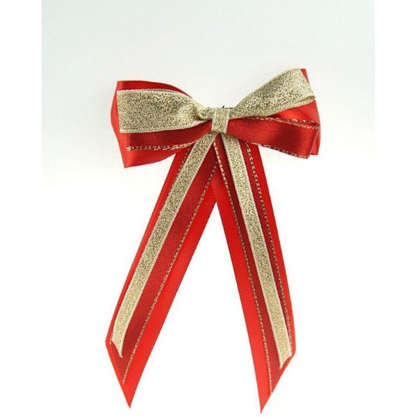 ShowQuest Hairbow och Tails One Size Röd/Röd/Guld Red/Red/Gold One Size