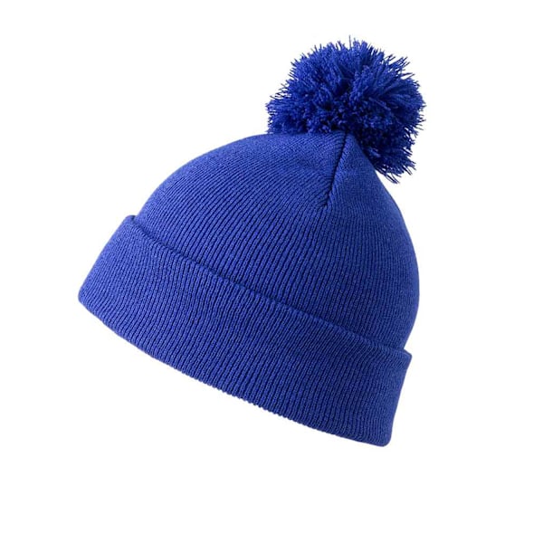 Result Core Pom Pom Beanie One Size Royal Blue Royal Blue One Size