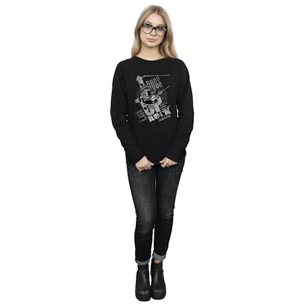 Looney Tunes Dam/Damer Bugs Bunny What´s Up Rock Sweatshirt Black S