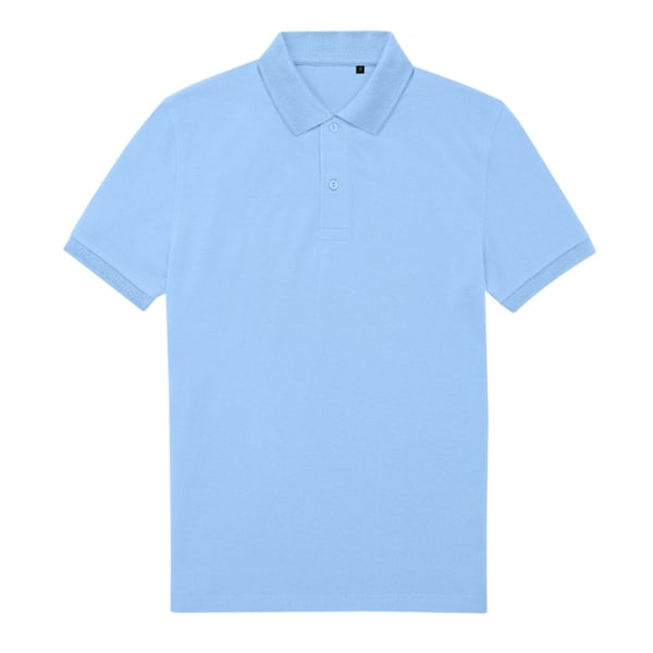 B&C Herr My Eco Polo Shirt S Lotus Blue Lotus Blue S