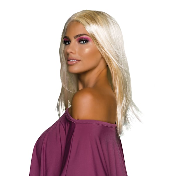 Bristol Novelty Dam/Kvinnor Lång Slät Peruk 45cm Blond Blonde 45cm