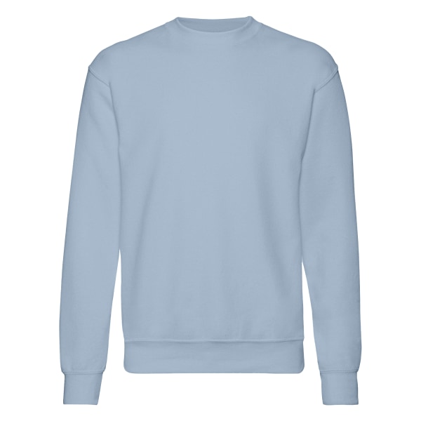 Fruit Of The Loom Herr Set-In Belcoro® Garn Sweatshirt M Minera Mineral Blue M