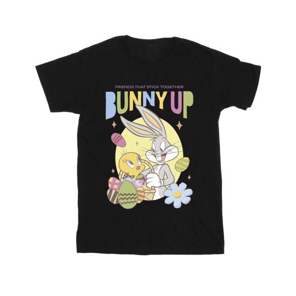 Looney Tunes Girls Bunny Up Bomull T-shirt 12-13 år Svart Black 12-13 Years
