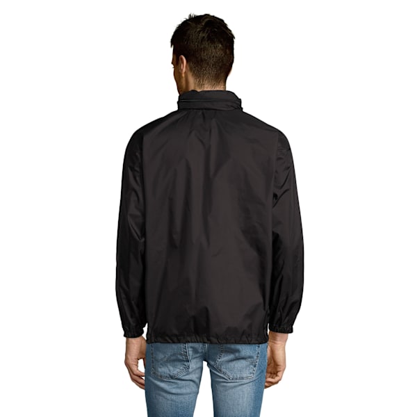 SOLS Unisex Surf Windbreaker Lättviktsjacka XS Svart Black XS