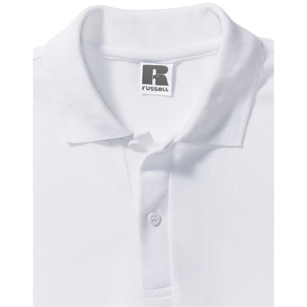 Russell Herr Classic Polycotton Polotröja S Vit White S